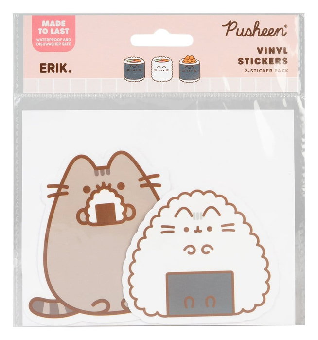 Pusheen autocollants en vinyle Sushi Roll Vol. 3 Set de 2 Pusheen autocollants en vinyle Sushi Roll Vol. 3 Set de 2
