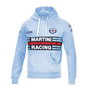 Sparco Sweat à capuche Martini-R Bleu ciel Taille M