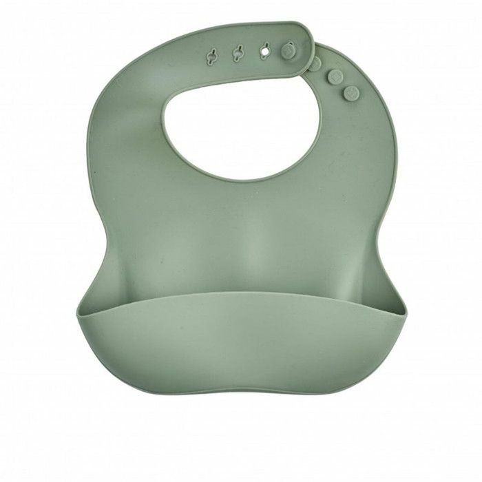 Thermobaby Lot de 2 Bavoirs Silicone Vert Cactus et Gris Charme Thermobaby Lot de 2 Bavoirs Silicone Vert Cactus et Gris Charme
