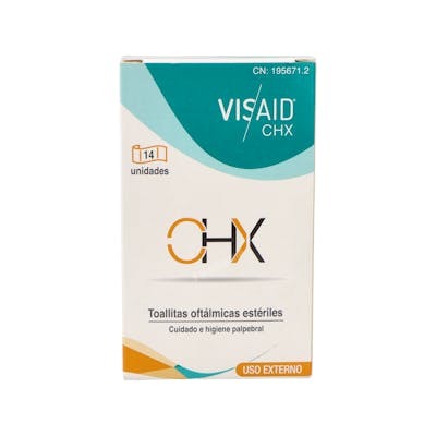 VISAID CHX lingettes stériles 14ud VISAID CHX lingettes stériles 14ud