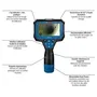 Bosch Professional GIC 12V-4-23 C Caméra d'inspection à piles avec écran LCD 4.3 pouces 800x480 pixels, indication Up