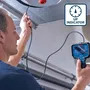 Bosch Professional GIC 12V-4-23 C Caméra d'inspection à piles avec écran LCD 4.3 pouces 800x480 pixels, indication Up