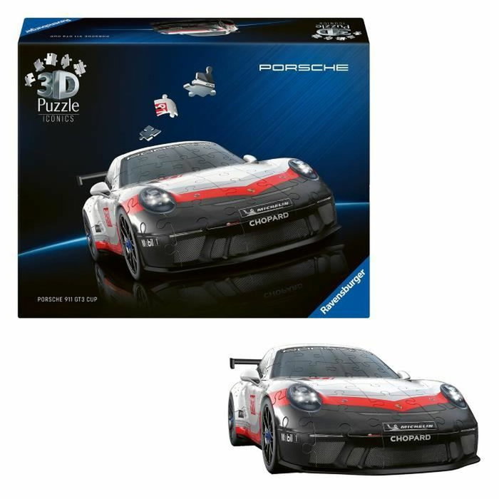 Ravensburger Puzzle 3D Iconics - Porsche 911 GT3 Cup Ravensburger Puzzle 3D Iconics - Porsche 911 GT3 Cup