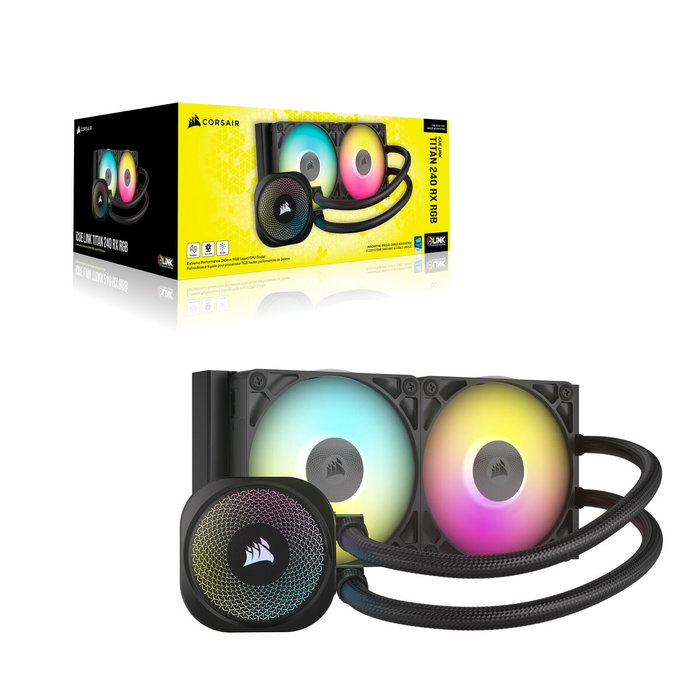 Corsair iCUE LINK TITAN 240 RX RGB Noir Corsair iCUE LINK TITAN 240 RX RGB Noir