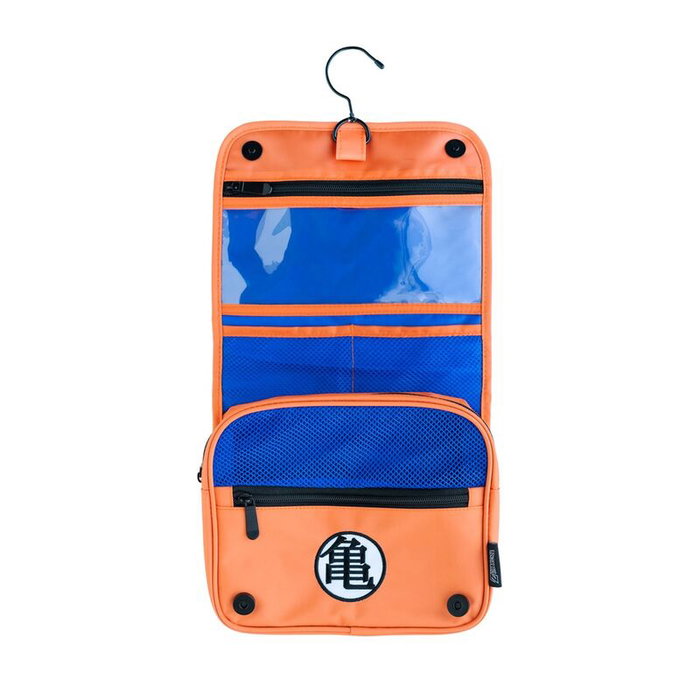 ERIK - Sac organisateur Dragon Ball à fermeture double et multiples compartiments, polyester imperméable avec anse et crochet