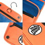 ERIK - Sac organisateur Dragon Ball à fermeture double et multiples compartiments, polyester imperméable avec anse et crochet