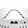 MikroTik cAP ax Point d'accès sans fil Wi-Fi 6 (802.11ax) dual-band 2.4 GHz et 5 GHz, CPU Quad core 1.8 GHz, 1 Go RAM, 2 ports LAN Gigabit avec PoE-out, montage plafond