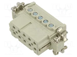 ILME CDAF10X Insert de contact HDC femelle 10 broches 16A 600V