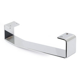 Q&Q Pata Boat - Patas de Sofá o Mueble en Metal, Longitud 255 mm, Altura Ajustable 62-115 mm, Ancho 40 mm