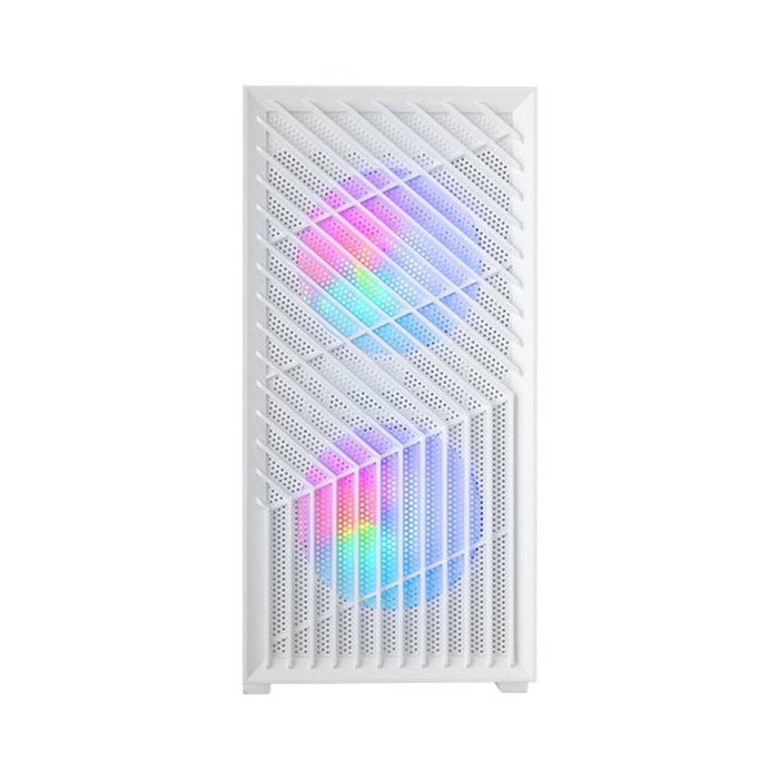 Mars Gaming MCVORTEXW Boîtier PC Micro-ATX, Panneau Mesh, FRGB, Fenêtre Vitrée, Blanc Mars Gaming MCVORTEXW Boîtier PC Micro-ATX, Panneau Mesh, FRGB, Fenêtre Vitrée, Blanc