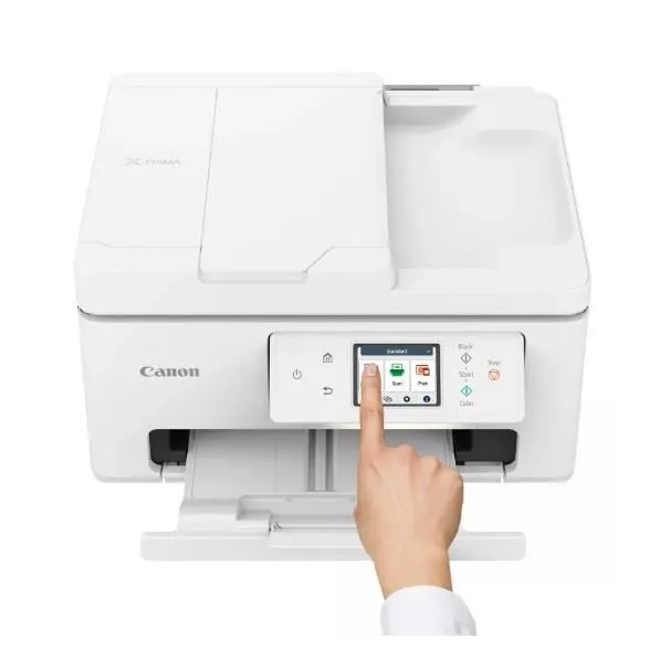 Canon PIXMA TS7750i - Imprimante multifonction jet d'encre - Wi-Fi - Impression recto-verso automatique - 15 ipm noir / 10 ipm couleur