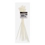 Hantums Colliers de serrage 200x4,8 mm, lot de 25, Naturel