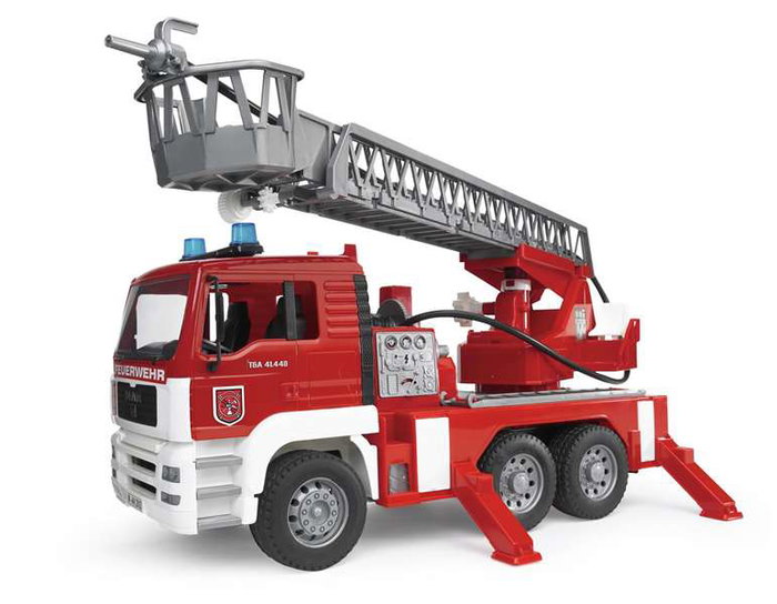 Bruder Camion de pompiers MAN TGA avec échelle, lumière et son 47x17x24 cm Bruder Camion de pompiers MAN TGA avec échelle, lumière et son 47x17x24 cm
