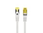 Lanberg Latiguillo Câble Réseau Cat.6A S/FTP 2 m Gris LSZH AWG27 10 Gigabit Ethernet