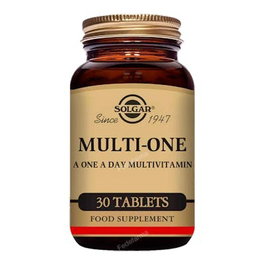 Solgar Multi-I 30 Comprimés Complément Alimentaire Vitamines et Minéraux Vegan