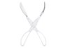 Kinvara Pince de Service en Plastique Transparent 28 x 6,5 x 6,5 cm (Set de 36)