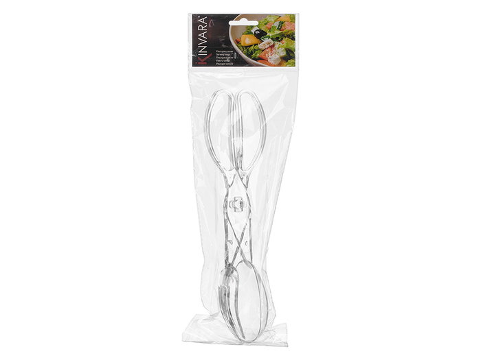 Kinvara Pince de Service en Plastique Transparent 28 x 6,5 x 6,5 cm (Set de 36)
