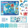 Aquabeads Coffret Création La Vie Aquatique, avec 4 Bases d'Exposition pour Tableau Décoratif, 35046 - Jeu de Perles à Vaporiser