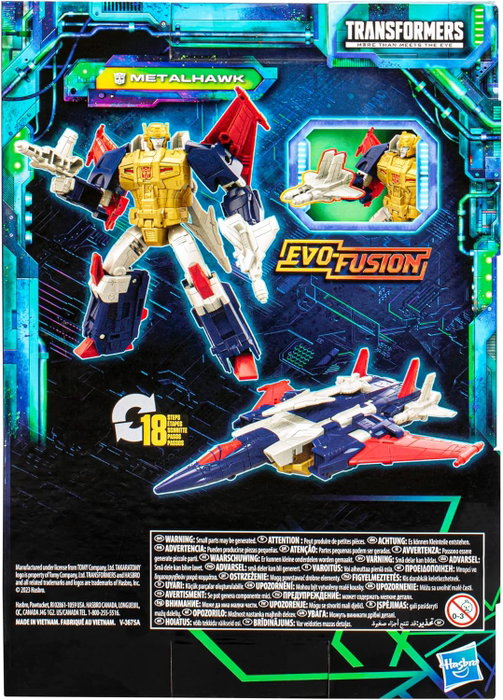 Hasbro Transformers Legacy Evolution Metalhawk Figurine de Action Autobot Pretender Evo-Fusion 40 Ans Hasbro Transformers Legacy Evolution Metalhawk Figurine de Action Autobot Pretender Evo-Fusion 40 Ans