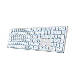 Coolbox Moonlight Key B431 Clavier sans fil rétroéclairé en aluminium Bluetooth 5.1 + RF 2.4GHz
