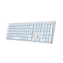 Coolbox Moonlight Key B431 Clavier sans fil rétroéclairé en aluminium Bluetooth 5.1 + RF 2.4GHz