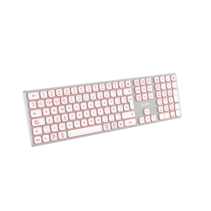 clavier et souris CoolBox COO-TEW02-BKW Blanc clavier et souris CoolBox COO-TEW02-BKW Blanc