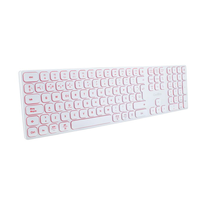 clavier et souris CoolBox COO-TEW02-BKW Blanc