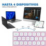 clavier et souris CoolBox COO-TEW02-BKW Blanc