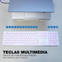 clavier et souris CoolBox COO-TEW02-BKW Blanc