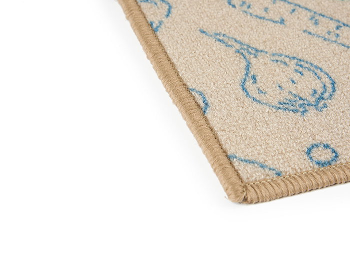 Kinvara Alfombra Multiusos Organic 40x90 cm Bleu Beige Vert Polyamide (Set de 24)