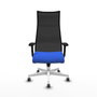 Piqueras y Crespo Chaise de Bureau Albacete Bleu et Noir
