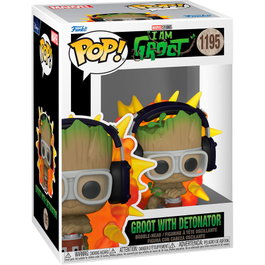 FUNKO Figura POP Marvel I am Groot - Groot with Detonator