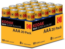 Kodak Blister de 20 Piles Alcalines Max AAA LR3