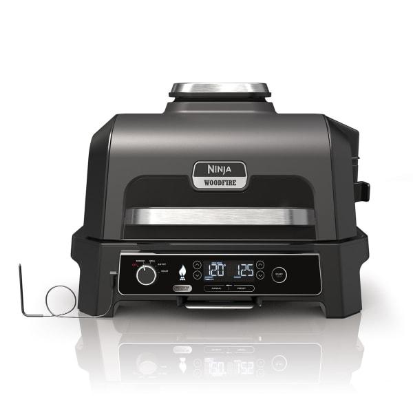 Ninja Woodfire Pro XL OG850EU - Barbecue électrique et fumoir Bleu-gris et inox