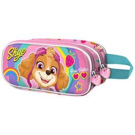 KARACTERMANIA Porte-tout Paw Patrol Patrulla Canina - Figurine 3D avec personnage Happy - Dimensions 10x22x8cm