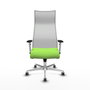 Piqueras y Crespo Chaise de Bureau Albacete Pistache et Blanc