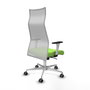 Piqueras y Crespo Chaise de Bureau Albacete Pistache et Blanc