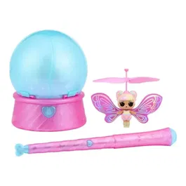 L.O.L. Surprise Magic Flyers Fairies Tots - Poupée volante Flower Child avec ailes scintillantes, baguette de contrôle et boule lumineuse, pour enfant dès 4 ans