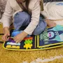 MGM Pochette d'Activités Montessori Espace JADE - Jeu Éducatif Sensoriel de Voyage pour Enfant à partir de 3 ans - Développe la Coordination et la Motricité Fine - Design Français