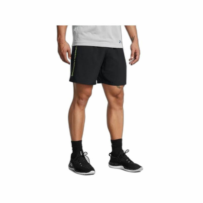 Short de Sport pour Homme Under Armour Wordmark Noir