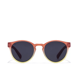 Hawkers Lunettes de Soleil BELAIR KIDS Rondes Unisexe Orange Gris Foncé Filtre UV C3 Polycarbonate