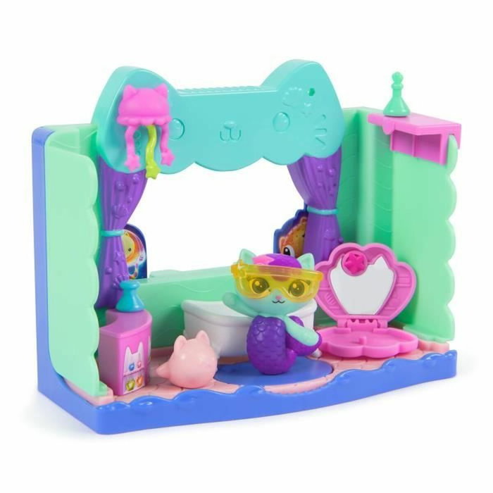 Spin Master Playset salle de bain Deluxe Gabby et la Maison Magique - 10 pièces Spin Master Playset salle de bain Deluxe Gabby et la Maison Magique - 10 pièces