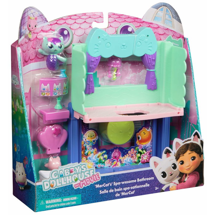 Spin Master Playset salle de bain Deluxe Gabby et la Maison Magique - 10 pièces Spin Master Playset salle de bain Deluxe Gabby et la Maison Magique - 10 pièces