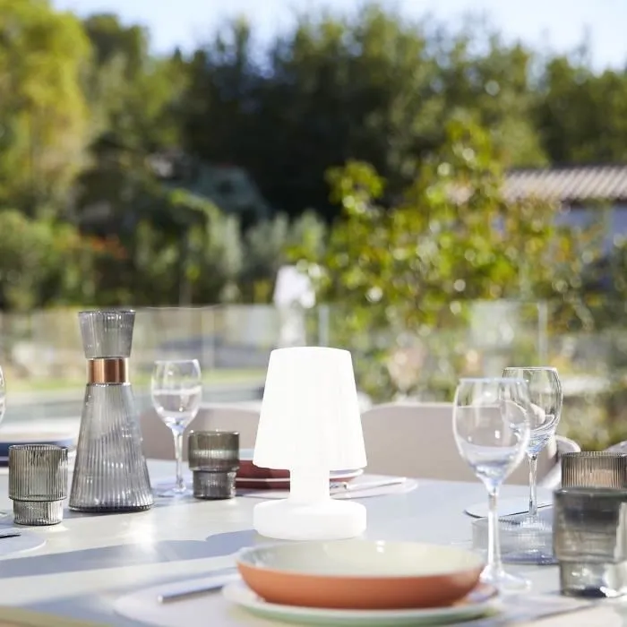 LUMISKY - Lampe à poser rechargeable sans fil LADY MINI, H 22 cm, LED dimmable blanc chaud LUMISKY - Lampe à poser rechargeable sans fil LADY MINI, H 22 cm, LED dimmable blanc chaud