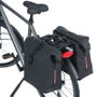 BASIL 725868 Sacoches doubles SOHO avec LED intégré imperméable noir 41L pour porte-bagages vélo unisexe