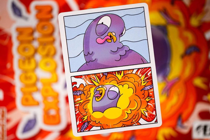 Tranjis Games SL Jeu de Société Pigeon Explosion – Jeu de Cartes pour 2-5 Joueurs, dès 8 Ans, Partie de 30 Minutes Tranjis Games SL Jeu de Société Pigeon Explosion – Jeu de Cartes pour 2-5 Joueurs, dès 8 Ans, Partie de 30 Minutes