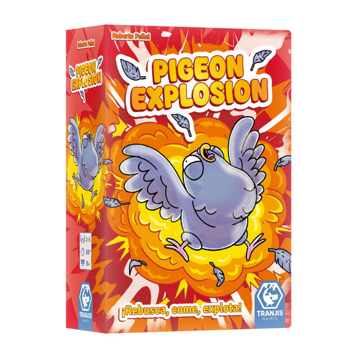 Tranjis Games SL Jeu de Société Pigeon Explosion – Jeu de Cartes pour 2-5 Joueurs, dès 8 Ans, Partie de 30 Minutes Tranjis Games SL Jeu de Société Pigeon Explosion – Jeu de Cartes pour 2-5 Joueurs, dès 8 Ans, Partie de 30 Minutes