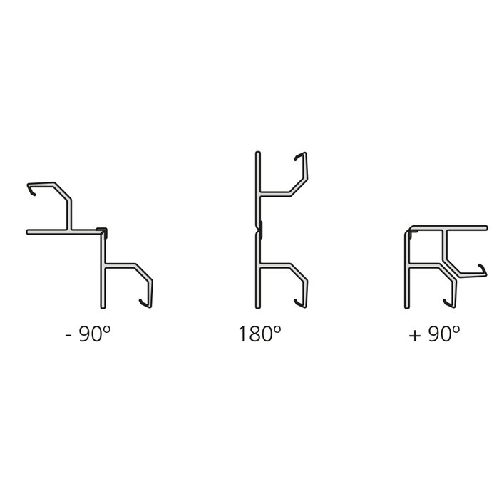 Emuca Lot de 2 plinthes de cuisine Plasline avec raccords, hauteur 150mm, 2 profils longueur 2.35m, Plastique, Noir Emuca Lot de 2 plinthes de cuisine Plasline avec raccords, hauteur 150mm, 2 profils longueur 2.35m, Plastique, Noir
