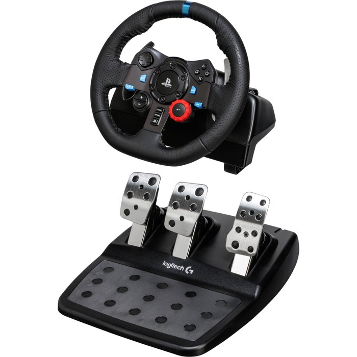 Logitech G29 Driving Force Racing Wheel pour PlayStation 5 avec retour de force et pédalier Logitech G29 Driving Force Racing Wheel pour PlayStation 5 avec retour de force et pédalier