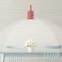 Luminaire suspension 'Scarlet' SKD-P1014-T en métal et bois, design moderne, hauteur de câble réglable